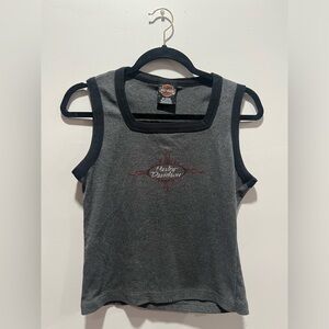 Harley Davidson Tank Top Grey: Size Medium